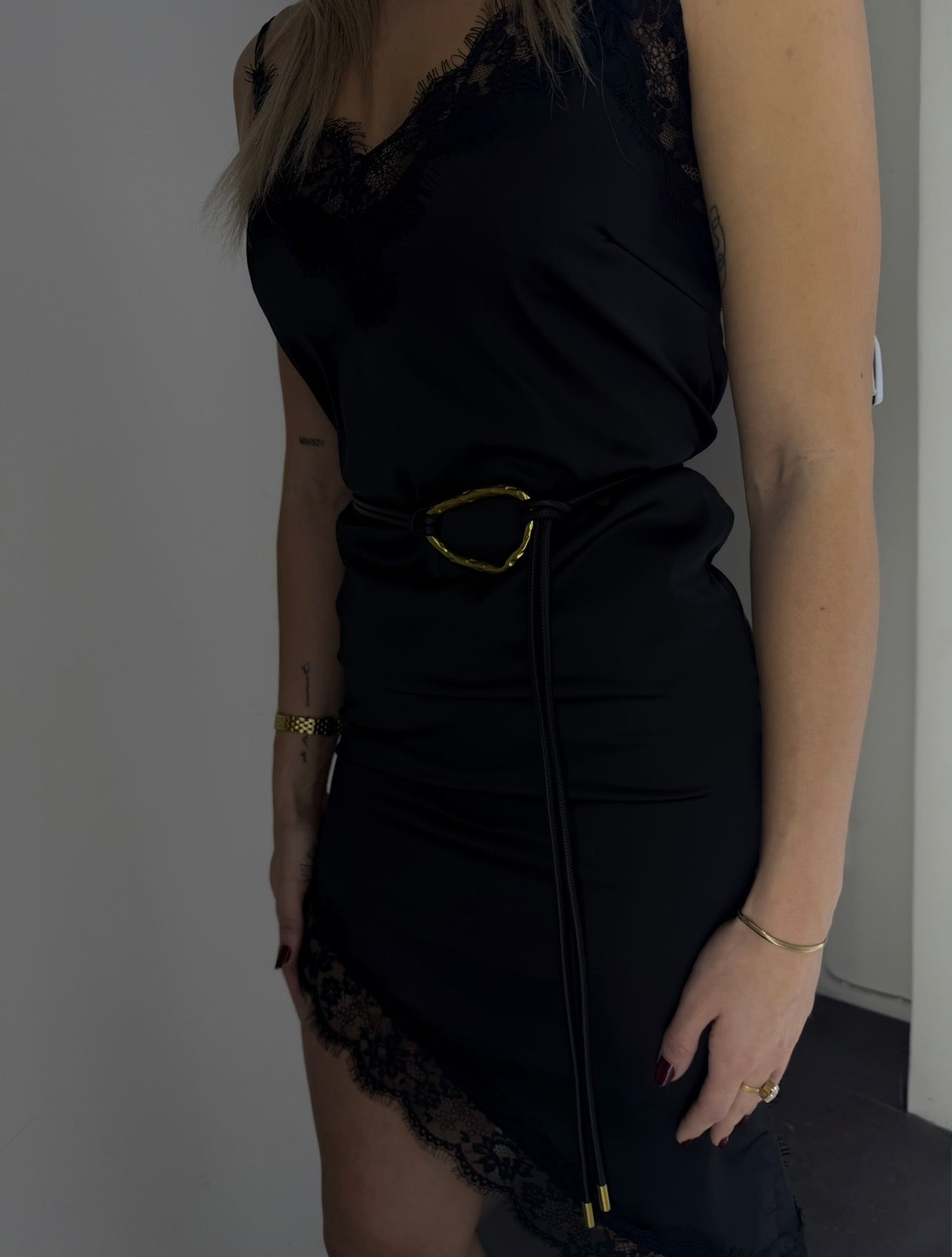 PCNOMI Short Dress - Black